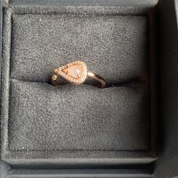 Meanie Auld Open Moonstone Ring